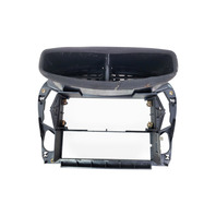 2001-2002 Porsche Boxster  986 Center Dash AC Vent Panel Radio Bezel, 986-552-980-22-A11, F019, OEM, 2001, 2002