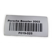 1997-2004 Porsche Boxster 986 Ignition Switch Immobilizer w/Key, 996-347-017-07, F019, OEM, 1997, 1998, 1999, 2000, 2001, 2002, 2003, 2004