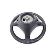 1997-2004 Porsche Boxster 986 Steering Wheel Tiptronic Steering Wheel Black Leather, 996-347-804-64-A28, F019, OEM, 1997, 1998, 1999, 2000, 2001, 2002, 2003, 2004
