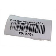 2000-2002 Porsche Boxster 986 Rear Left/Driver Quarter Air Duct Vent Trim Grill Cover, 986-504-561-02-G2X, F019, OEM, 2000, 2001, 2002