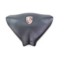 1998-2004 Porsche Boxster 986 Driver Air Wheel Bag Module Black 996-803-089-11-A28, F019, OEM, 1998, 1999, 2000, 2001, 2002, 2003, 2004