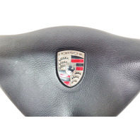 1998-2004 Porsche Boxster 986 Driver Air Wheel Bag Module Black 996-803-089-11-A28, F019, OEM, 1998, 1999, 2000, 2001, 2002, 2003, 2004