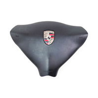 1998-2004 Porsche Boxster 986 Driver Air Wheel Bag Module Black 996-803-089-11-A28, F019, OEM, 1998, 1999, 2000, 2001, 2002, 2003, 2004