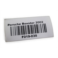 1999-2004 Porsche Boxster 986 Center Console Right/Left Side Panel Trim Gray, 996-552-088-05-C52, F019, OEM, 1999, 2000, 2001, 2002, 2003, 2004