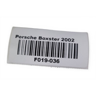 1999-2002 Porsche Boxster 986 Dash A/C Air Vent Left Instrument, 996-552-225-05-A03, F019, OEM, 1999, 2000, 2001, 2002