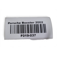 1998-2004 Porsche Boxster 986 Exterior Door Handle Front Right/Passenger Blue, PCG-537-614-A, F019, OEM, 1998, 1999, 2000, 2001, 2002, 2003, 2004