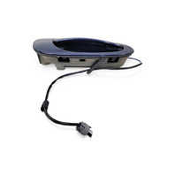 1998-2004 Porsche Boxster 986 Exterior Door Handle Front Right/Passenger Blue, PCG-537-614-A, F019, OEM, 1998, 1999, 2000, 2001, 2002, 2003, 2004