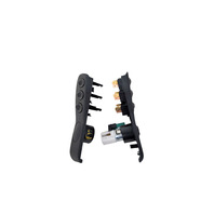 2000-2002 Porsche Boxster 986 Right/Left Dash Switch Plate Bezel Set, 986-552-233-01-5Q0, F019, OEM, 2000, 2001, 2002