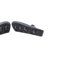 2000-2002 Porsche Boxster 986 Right/Left Dash Switch Plate Bezel Set, 986-552-233-01-5Q0, F019, OEM, 2000, 2001, 2002