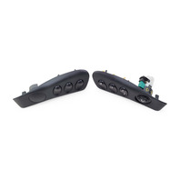 2000-2002 Porsche Boxster 986 Right/Left Dash Switch Plate Bezel Set, 986-552-233-01-5Q0, F019, OEM, 2000, 2001, 2002