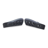 2000-2002 Porsche Boxster 986 Right/Left Dash Switch Plate Bezel Set, 986-552-233-01-5Q0, F019, OEM, 2000, 2001, 2002