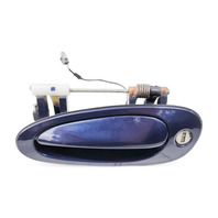 1998-2004 Porsche Boxster 986 Exterior Door Handle Front Left/Driver Blue, 996-537-613-01-G2X, F019, OEM, 1998, 1999, 2000, 2001, 2002, 2003, 2004