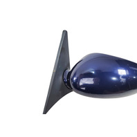 2001-2004 Porsche Boxster 986 Front Left Driver Side Door Rear View Mirror Blue, 996-731-219-05-G2L, F019, OEM, 2001, 2002, 2003, 2004