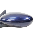 2001-2004 Porsche Boxster 986 Front Left Driver Side Door Rear View Mirror Blue, 996-731-219-05-G2L, F019, OEM, 2001, 2002, 2003, 2004