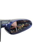 2001-2004 Porsche Boxster 986 Front Left Driver Side Door Rear View Mirror Blue, 996-731-219-05-G2L, F019, OEM, 2001, 2002, 2003, 2004