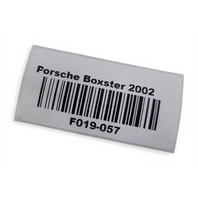 2001-2004 Porsche Boxster 986 Front Left Driver Side Door Rear View Mirror Blue, 996-731-219-05-G2L, F019, OEM, 2001, 2002, 2003, 2004