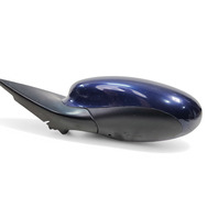 2001-2004 Porsche Boxster 986 Front Left Driver Side Door Rear View Mirror Blue, 996-731-219-05-G2L, F019, OEM, 2001, 2002, 2003, 2004