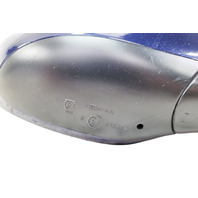 2001-2004 Porsche Boxster 986 Front Right/Passenger Side Door Rear View Mirror Blue, 996-731-220-05-G2L, F019, OEM, 2001, 2002, 2003, 2004