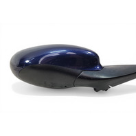 2001-2004 Porsche Boxster 986 Front Right/Passenger Side Door Rear View Mirror Blue, 996-731-220-05-G2L, F019, OEM, 2001, 2002, 2003, 2004