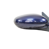2001-2004 Porsche Boxster 986 Front Right/Passenger Side Door Rear View Mirror Blue, 996-731-220-05-G2L, F019, OEM, 2001, 2002, 2003, 2004