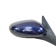 2001-2004 Porsche Boxster 986 Front Right/Passenger Side Door Rear View Mirror Blue, 996-731-220-05-G2L, F019, OEM, 2001, 2002, 2003, 2004