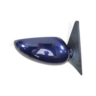 2001-2004 Porsche Boxster 986 Front Right/Passenger Side Door Rear View Mirror Blue, 996-731-220-05-G2L, F019, OEM, 2001, 2002, 2003, 2004