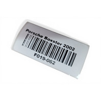 2000-2004 Porsche Boxster 986 Front Right Door Panel Gray, 986-555-122-08-ECK, F019, OEM, 2000, 2001, 2002, 2003, 2004