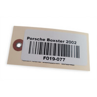 1999-2002 Front Right/Left Windshield Dash Defroster Vent Flow Trim Set, 996-552-185-04-D05, F019, OEM, 1999, 2000, 2001, 2002
