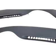 1999-2002 Front Right/Left Windshield Dash Defroster Vent Flow Trim Set, 996-552-185-04-D05, F019, OEM, 1999, 2000, 2001, 2002