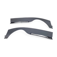 1999-2002 Front Right/Left Windshield Dash Defroster Vent Flow Trim Set, 996-552-185-04-D05, F019, OEM, 1999, 2000, 2001, 2002