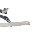 1997-2004 Porsche Boxster 986 Convertible Trunk Hinge Set Left 986-561-571-01-GRV, F019, OEM, 1997, 1998, 1999, 2000, 2001, 2002, 2003, 2004