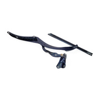 1997-2004 Porsche Boxster 986 Convertible Trunk Hinge Set Left 986-561-571-01-GRV, F019, OEM, 1997, 1998, 1999, 2000, 2001, 2002, 2003, 2004