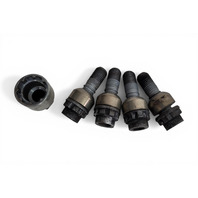 1997-2012 Porsche Boxster 986 Anti Theft Locking Wheel Nuts w/Adapter Set(5), 997-361-057-02, F019, OEM, 1997, 1998, 1999, 2000, 2001, 2002, 2003, 2004, 2005, 2006, 2007, 2008, 2009, 2010, 2011, 2012