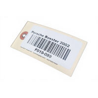 1997-2004 Porsche Boxster 986 Floor Mats 2 Piece Set Gray, F019, OEM, 1997, 1998, 1999, 2000, 2001, 2002, 2003, 2004