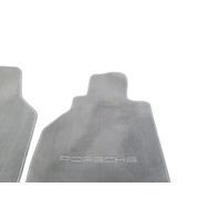 1997-2004 Porsche Boxster 986 Floor Mats 2 Piece Set Gray, F019, OEM, 1997, 1998, 1999, 2000, 2001, 2002, 2003, 2004