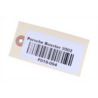 1997-2004 Porsche Boxster 986 2.7L Engine Oil Filler Tube Hose Line, 996-107-254-03, F019, OEM, 1997,1998,1999, 2000, 2001, 2002, 2003, 2004