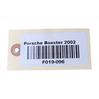 2000-2004 Porsche Boxster 986 Air Intake Manifold Tube Duct Throttle Butterfly Valve 996-110-686-01, F019, OEM, 2000, 2001, 2002, 2003, 2004