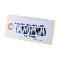 2000-2004 Porsche Boxster 986 Air Intake Muffler Resonator 996-110-229-00, F019, OEM, 2000, 2001, 2002, 2003, 2004