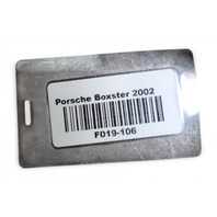 2000-2004 Porsche Boxster 986 Left Side Muffler Manifold Header Pipe, 2.7 6Cyl, 996-113-103-07, F019, OEM, 2000, 2001, 2002, 2003, 2004