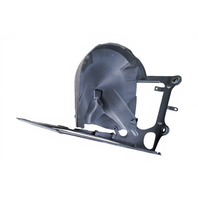 1997-2004 Porsche Boxster 986 Left Cooling Radiator Fan Shroud ONLY, 996-575-341-05, F019, OEM, 1997, 1998, 1999, 2000, 2001, 2002, 2003, 2004