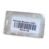 1997-2004 Porsche Boxster 986 Rear Bumper Reinforcement Bar Buffer Guard Cover Pad Cap, F019, OEM, 1997, 1998, 1999, 2000, 2001, 2002, 2003, 2004