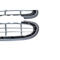 1997-2002 Porsche Boxster 986 Front Bumper Grill Grille Right/Left Set, 986-505-553-01-01C, F019, OEM, 1997, 1998, 1999, 2000, 2001, 2002