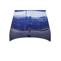 1997-2004 Porsche Boxster 986 Front Hood Bonnet Trunk Boot Lid Panel Blue, 996-511-011-03-GRV, F019, OEM, 1997, 1998, 1999, 2000, 2001, 2002, 2003, 2004