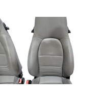 1999-2004 Porsche Boxster 986 Front Right/Left Seat Assembly Set Gray, F019, OEM, 1999, 2000, 2001, 2002, 2003, 2004