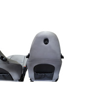 1999-2004 Porsche Boxster 986 Front Right/Left Seat Assembly Set Gray, F019, OEM, 1999, 2000, 2001, 2002, 2003, 2004