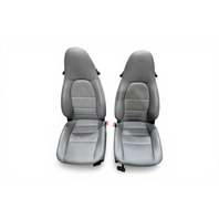1999-2004 Porsche Boxster 986 Front Right/Left Seat Assembly Set Gray, F019, OEM, 1999, 2000, 2001, 2002, 2003, 2004