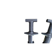 1997-2004 Porsche Boxster 986 Front Right/Left Bumper Reinforcement Bracket Mount Set, 996-505-015-00, F019, OEM, 1997, 1998, 1999, 2000, 2001, 2002, 2003, 2004