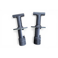 1997-2004 Porsche Boxster 986 Front Right/Left Bumper Reinforcement Bracket Mount Set, 996-505-015-00, F019, OEM, 1997, 1998, 1999, 2000, 2001, 2002, 2003, 2004