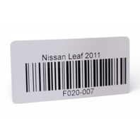 2011-2012 Nissan Leaf Rear Door Glass Right/Passenger 82300-3NA5A, F020, OEM, 2011, 2012