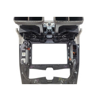 2011-2012 Nissan Leaf Center Panel Trim Panel Radio Bezel Black 68260-3NA0A, F020, OEM, 2011, 2012